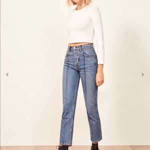 SOLD Reformation Cynthia High Relaxed With Pintuck